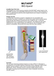 Mutars growing prostheses - Canmed Ortopedi Medikal