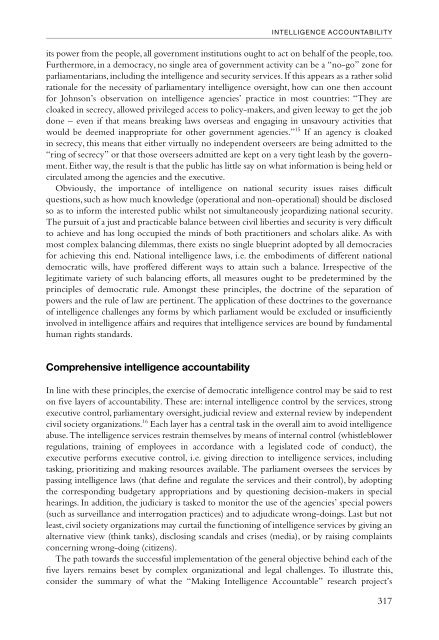 Handbook of intelligence studies / edited by