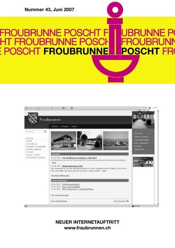 FROUBRUNNE POSCHT - Fraubrunnen