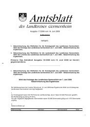 Amtsblatt 17/09 - Landkreis Germersheim