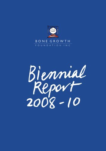 Annual Report - Bone Health Foundation