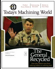 Recycled - Today's Machining World