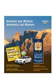 Chri ahnl - Tourismusverein Ritten