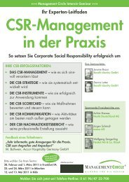 Der CSR-Manager - Management Circle AG - benefitidentity.de