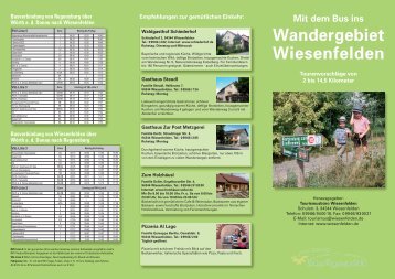 Wandergebiet Wiesenfelden