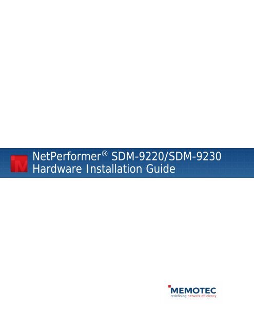 SDM-9220/9230 - Comtech EF Data