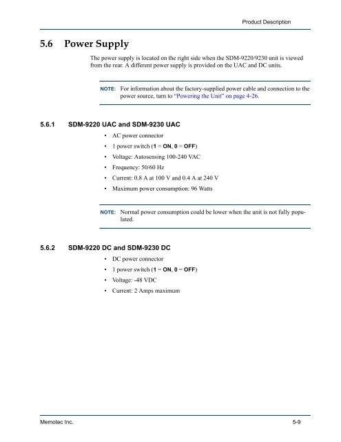 SDM-9220/9230 - Comtech EF Data