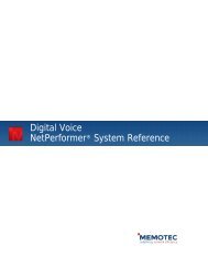 Digital Voice NetPerformer System Reference - Comtech EF Data