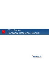 CX-U Series Hardware Reference Manual - Comtech EF Data