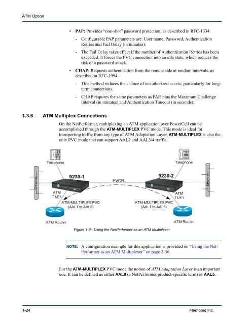 ATM Option System Reference - Comtech EF Data