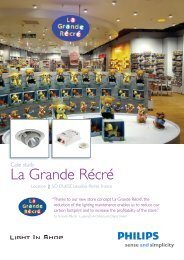 Download PDF Case study La Grande Récré - Philips Lighting