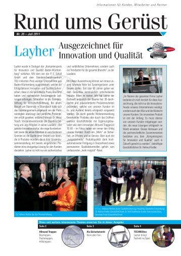 Rund ums Gerüst Nr. 35 - Layher