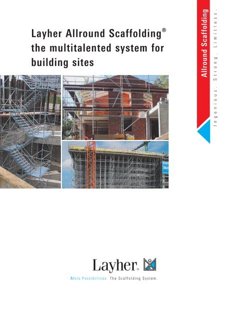 Allround - The multitalented system for building sites - Layher