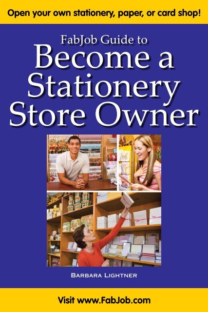 Become a Stationery Store Owner - Fabjob.com