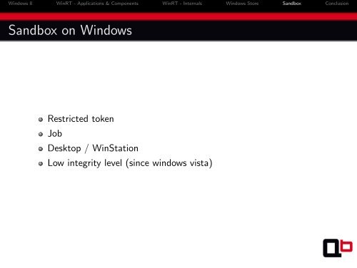 Windows RunTime - Hack In The Box 2012 - QuarksLAB