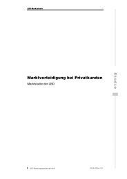 Marktverteidigung bei Privatkunden - LBD-Beratungsgesellschaft mbH