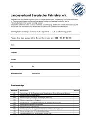 Bestellung per Fax / Post - Landesverband Bayerischer Fahrlehrer