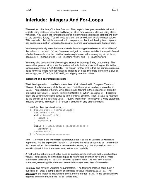 Chapter 4 Instance Variables