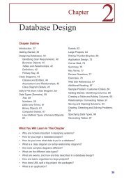 Database Management Systems Chapter 2 - Jerry Post