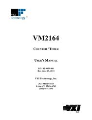 VM2164 Manual - VTI Instruments