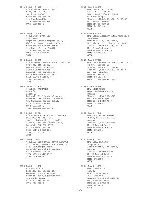 LIST OF VOTERS.pdf - Karachi Chamber Of Commerce and Industry