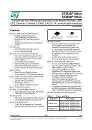 Connectivity line, ARM-based 32-bit MCU with 64/256 KB ... - Keil