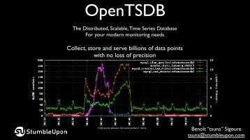 Collect, store and serve billions of data points with no ... - OpenTSDB