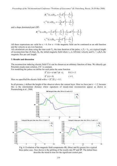 PROBLEMS OF GEOCOSMOS