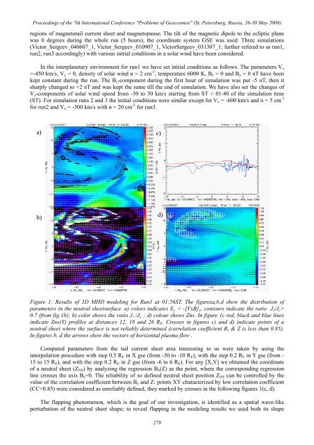 PROBLEMS OF GEOCOSMOS