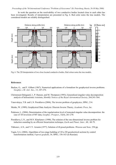 PROBLEMS OF GEOCOSMOS