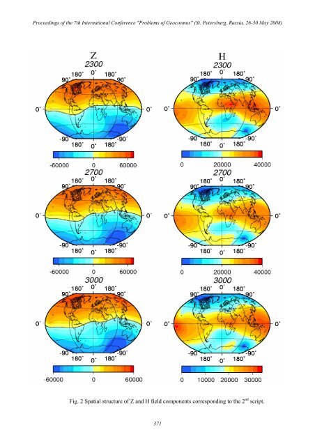 PROBLEMS OF GEOCOSMOS