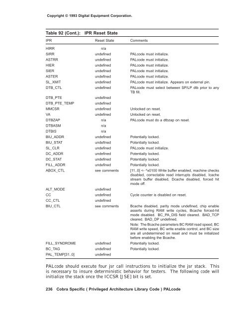 Sable CPU Module Specification