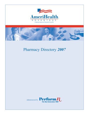 Pharmacy Directory 2007 - AmeriHealth.com