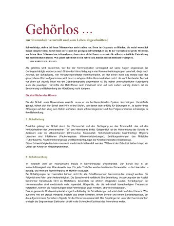 GehÃ¶rlos â¦