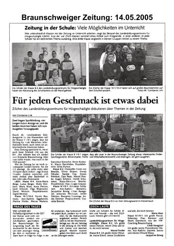 Braunschweiger Zeitung, 16 - LBZH  Braunschweig