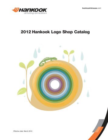 2012 Hankook Logo Shop Catalog