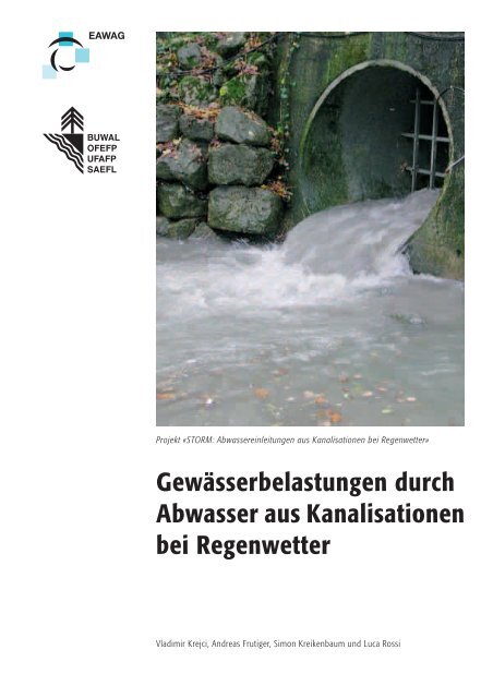 Gewässerbelastungen durch Abwasser aus Kanalisationen bei ...