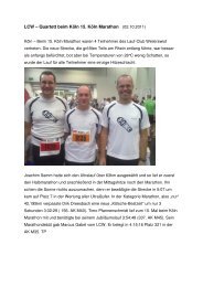 Koeln-Marathon vom 02.10.2011 - Lauf-Club Weilerswist eV