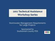 Large Project Workshop Presentation - Snohomish County