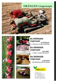 DRÄNGEN Liegeraupe - Kress-landtechnik.de