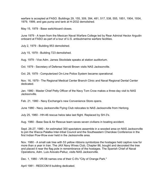 Naval Air Station Jacksonville From 1907 to Present - CNIC.Navy.mil ...