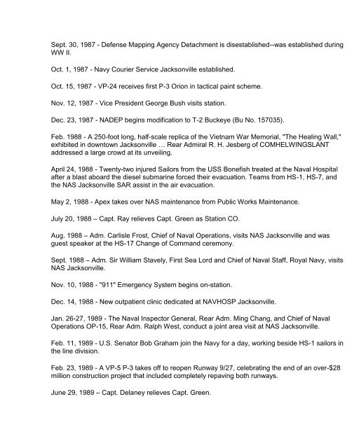 Naval Air Station Jacksonville From 1907 to Present - CNIC.Navy.mil ...