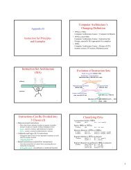 Computer Architecture's Changing Definition Instruction Set ...