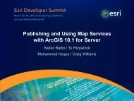 Publishing and Using Map Services with ArcGIS 10.1 for Server