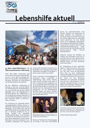 newsletter 3_2012 - Lebenshilfe Augsburg eV
