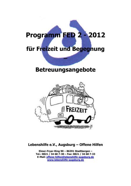 Programm FED 2 - Lebenshilfe Augsburg eV