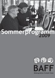Sommerprogramm 2009 - Lebenshilfe - Reutlingen