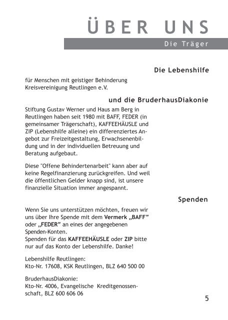 KURS - Lebenshilfe - Reutlingen