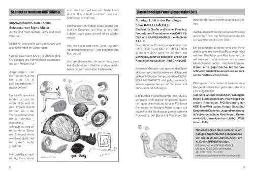 INHALTSVERZEICHNIS - Lebenshilfe - Reutlingen