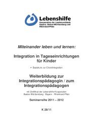 (Weiterbildung Integrationspädagogin K28_11) - Landesverband ...